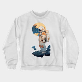 Lost In Space Anime Girl Crewneck Sweatshirt